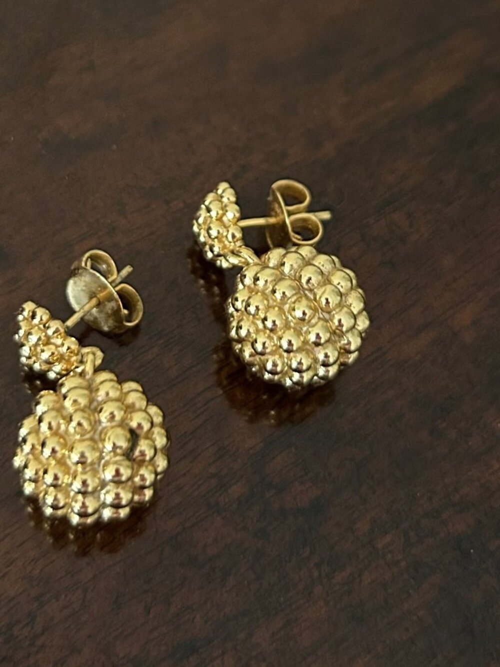 Berry double drop earrings: Capucine de Wulf - Picture 2 of 4